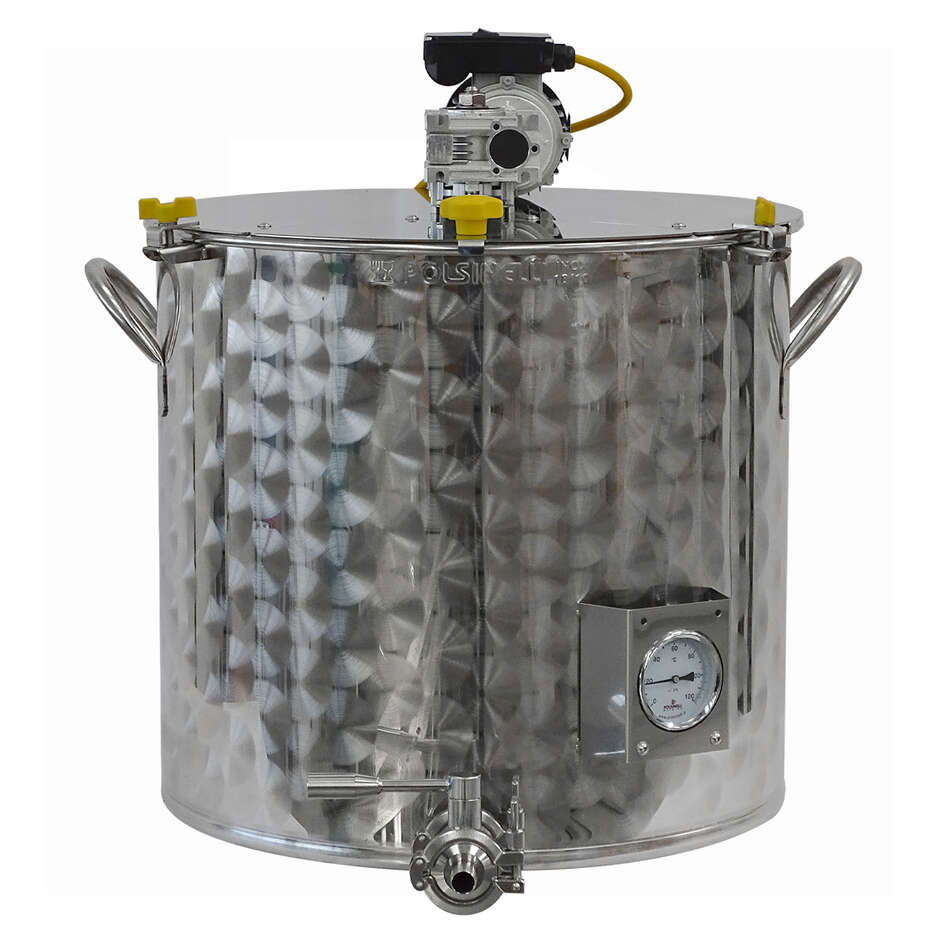 Cuve de brassage motorizée en acier inoxydable 75 L Clamp 